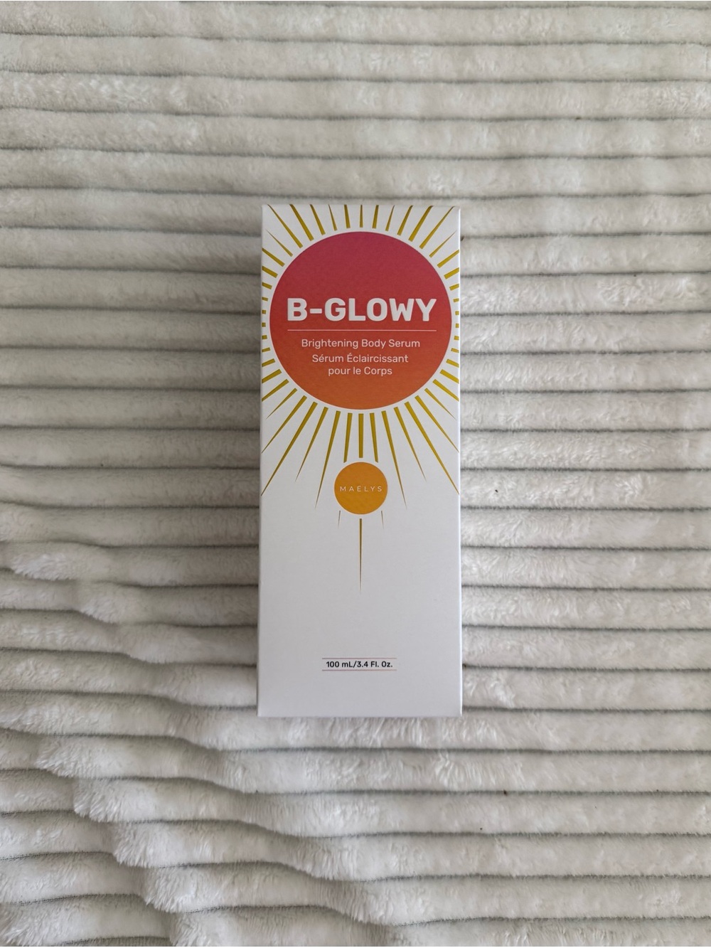Maelys B-Glowy Brightening Body Serum - Orange/Yellow